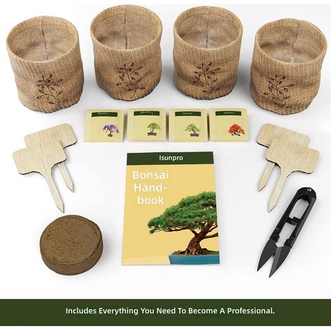 Kit outils jardinage de culture plantes d'intérieur, coffret cadeau créatif pots fleurs avec pour (1/5)