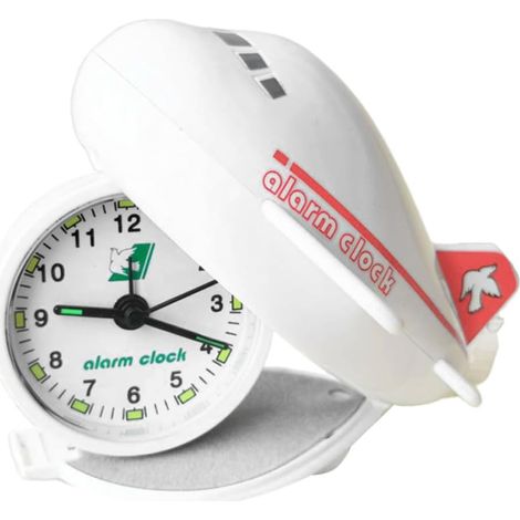 Réveil Pliant Design Créatif et Simple en ABS Avion Rouge Alarme et Décoration pour Chambre à Coucher (1/5)