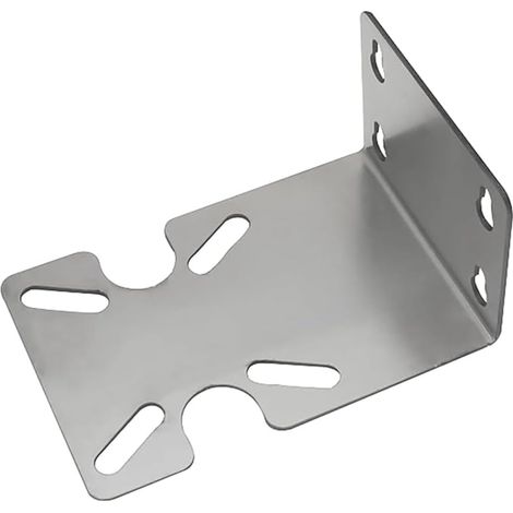 Support de montage pour logement de filtre à eau, support de boîtier en acier inoxydable pour machine RO, accessoire pour filtre à eau mono-étape de 10" / 20" (épaisseur de 1,7 mm) (1/5)