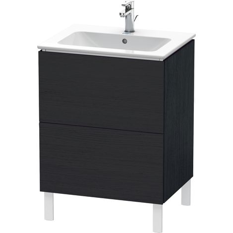 Duravit L-Cube bâti-support pour lavabo à poser, 2 tiroirs,