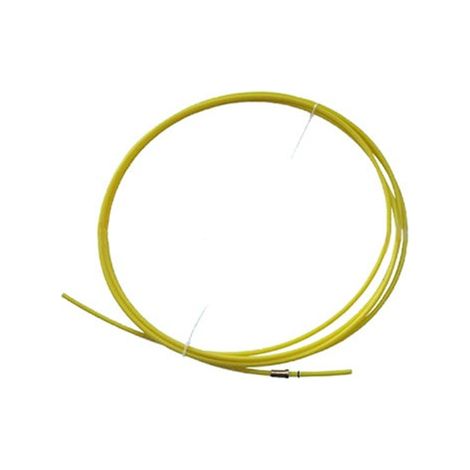 Guides de fil de 1,6 mm, 4 m, âme en PTFE jaune (version en aluminium et acier inoxydable) (1/4)