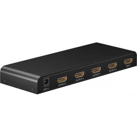 GOOBAY Splitter HDMI 1 vers 4, 4K, 30 Hz