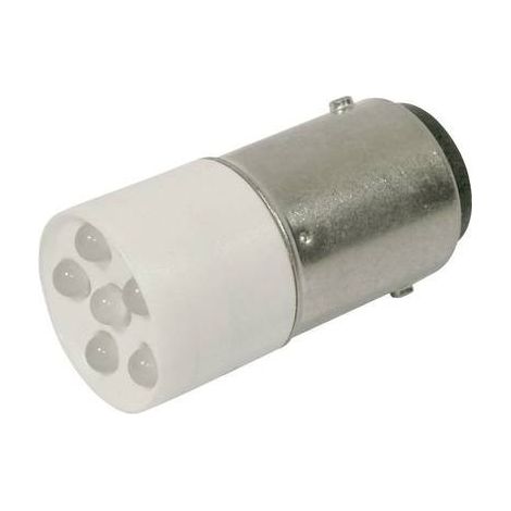 CML Innovative Technologies 1864035W3D Luce di segnalazione a LED Bianco freddo BA15d 24 V/DC, 24 V/AC 1200 mcd (1/2)