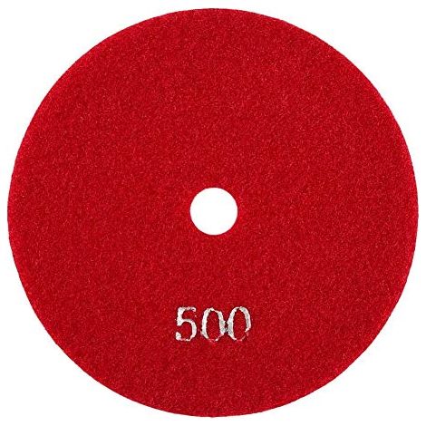 5 ''pouces 125mm disques de meulage tampons de polissage diamant humide roues de ponçage pour granit béton marbre (500) (1/5)