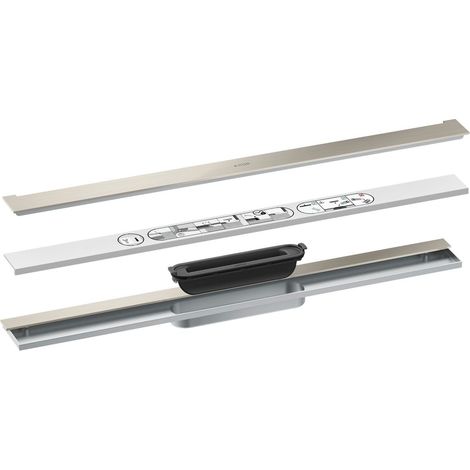 hansgrohe AXOR Desagüe juego completo canal de desagüe, (1/2)