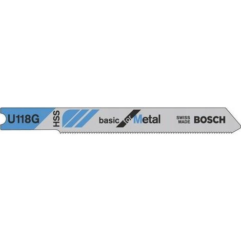 Bosch U 18 G Stichsägeblatt Metall 70 mm Packung mit 2