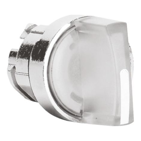 Harmony XB4 - tête bouton à manette lumineux - Ø22 - 3 pos rap DC - blanc - ZB4BK1813