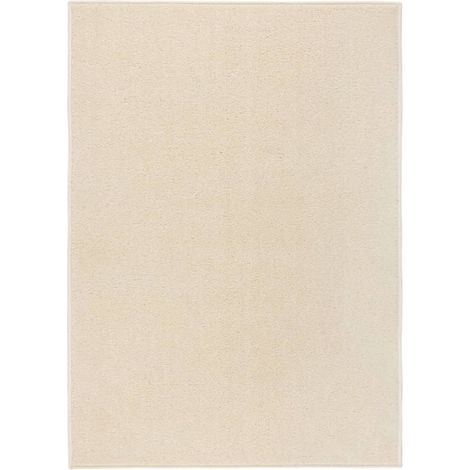 Tapis Salon Poils Courts. Crème. 200 X 290. Design, Chaud & Confortable (1/5)