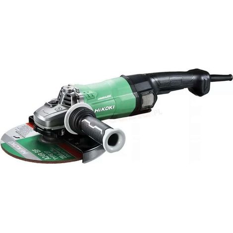 Amoladora Ø230mm 2200W SIN ESCObillas 6600 rpm Alojamiento 22,2mm Rosca M14 Freno mecánico UVP arranque progresivo, anti-rebote y anti-recul, protección contra sobrecargas, entregada en caja, 1 mango