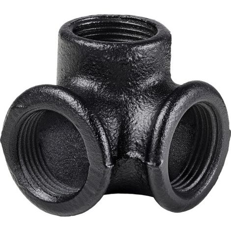 Dolle Eckverbinder für Pipe-Regalsystem 90° 20 mm (3/4) schwarz matt