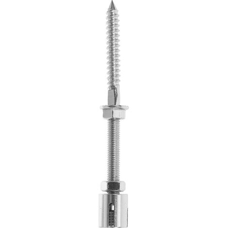 Lot de 3 vis de fixation pour treillis de jardin extérieur, idéales pour les plantes grimpantes et les vignes, pour l'installation d'un mur végétal. (1/5)