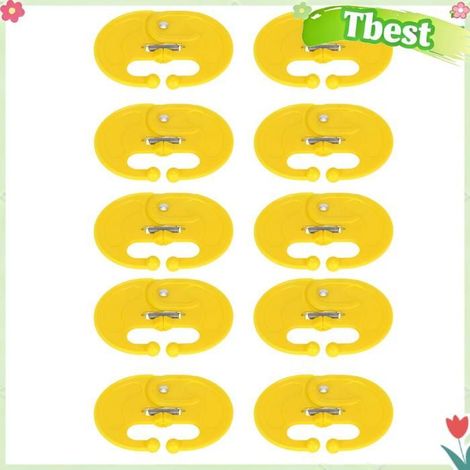 Tbest Épine de nez de vache Lot de 10 épines Nasales pour Veaux Sevrés, Dispositif Anti-tétée, équipement animalerie produits (1/5)