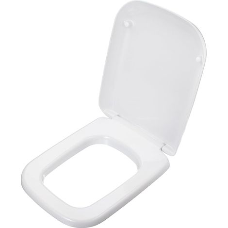 Ideal Standard Conca Sedile WC Angolare XL in Urea Robusta, Incluso Set di Cerniere per Installazione Facile, 380x526 mm - Bianco (1/8)