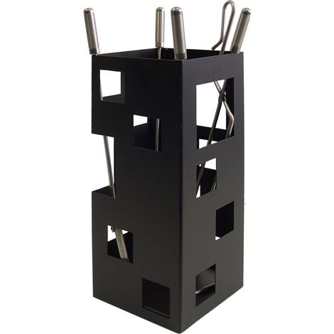 IMEX-10029 Juego chimenea Cuadrado utiles inox [imex-10029]
