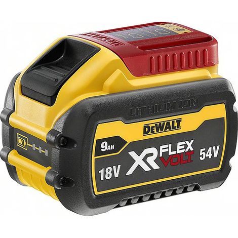 DeWalt DCB547 18V/54V XR FLEXVOLT 9.0Ah Li-Ion Battery with Protective Cap (1/4)