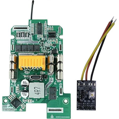 BMS Protection carte avec LED lampe pour Makita BL1860 BL1850 BL1840 BL1830 18V puissance outil Type-C PD 45W rapide Charge 9A (1/5)