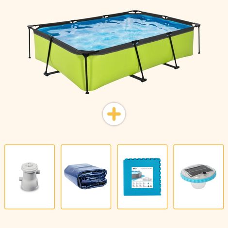 Exit-toys Piscine Exit Rectangulaire - 300x200x65 cm - 5-pièces S326 (1/5)