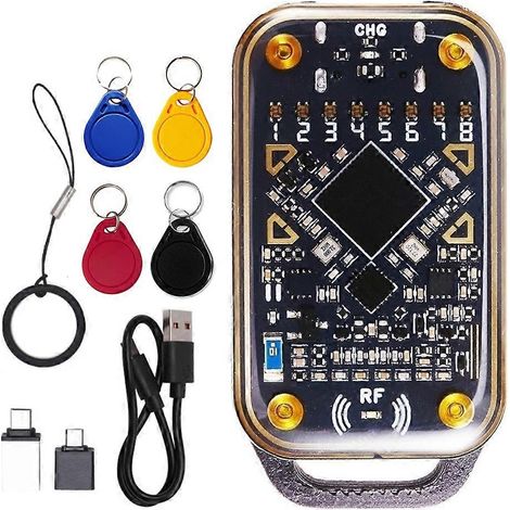 Chameleon Ultra Smartcard-Emulator + 4 RFID-Schlüsselanhängerleser CUID 125 kHz 13,56 MHz, Kartendekodierung, NFC-Duplikator (1/5)