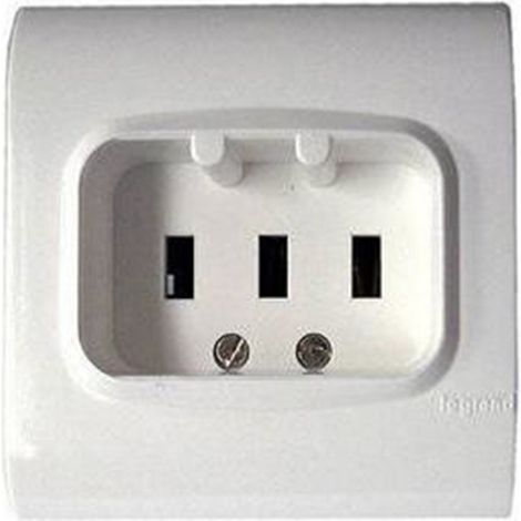 LEGRAND 055423 Socle 2P + TP 25A 380V 80x80mm