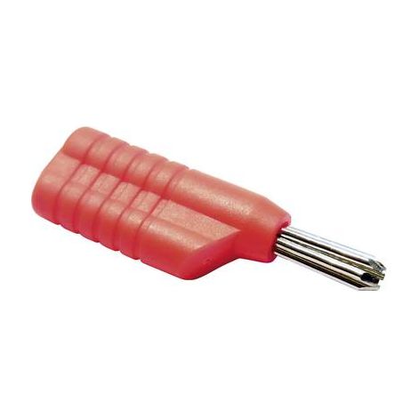 Schnepp S 4041 S Fiche banane mâle, droit Ø de la broche: 4 mm rouge 1 pc(s) (1/2)