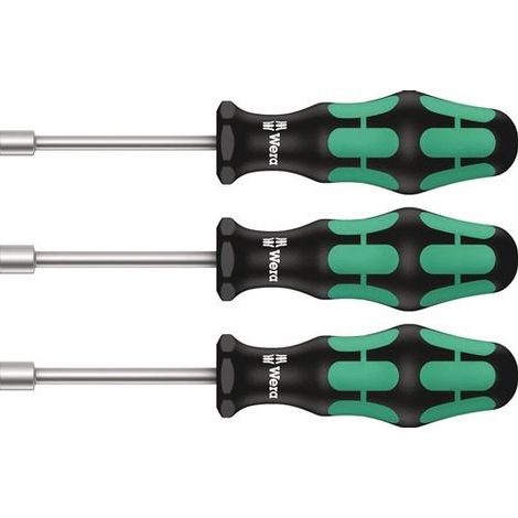 Wera Sechskantsteckschlüsselsatz 395 HO 3-tlg.2K-Griff - 5134275001 (1/3)