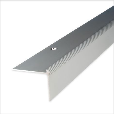Treppenkante "Lévis" / Winkelprofil 30 x 40 x 2,5 mm Typ: 386 (Aluminium eloxiert, gebohrt)-silber-1000 (1/5)