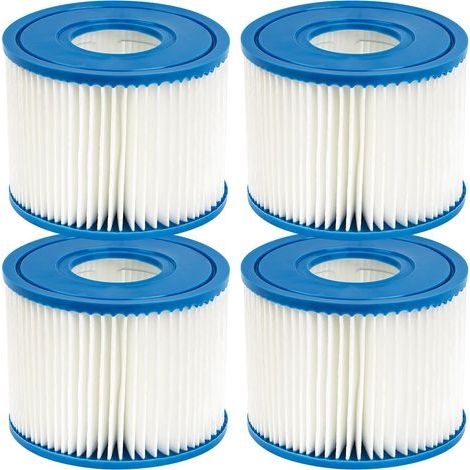4er-Pack Poolfilter für Intex PureSpa Typ S1 Kartusche für 29001E PureSpa aufblasbaren Poolfilter (1/5)
