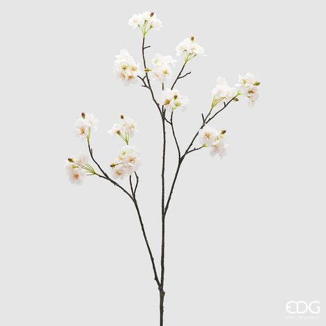 EDG Enzo De Gasperi Ramo Sakura Fiori di Ciliegio Artificiale H 110 Cm Light Pink (1/3)