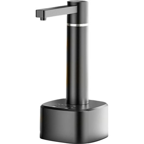 Bomba de agua automática, 3 modos, diseño fácil de usar, rotación de 360 grados, recargable, dispensador de agua universal - Negro (1/5)
