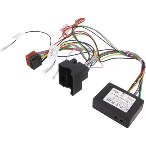 Adaptateur ISO pour systeme amplifie compatible avec Audi