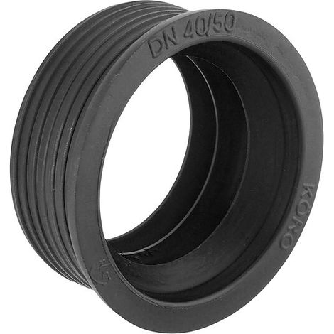Gummimanschette aus EPDM für Abflussrohr - Nennweite 40/50 mm - für Anschluss DN 40 (1 1/2'')