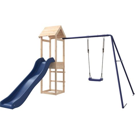 Spielplatz aus massivem Kiefernholz für den Außenbereich