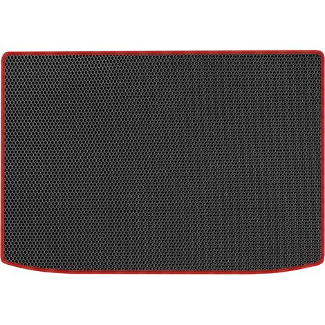 Alfombrilla de maletero de EVA para Kia Rio II Hatchback (2005-2009), revestimiento tipo panal - NEGRO (1/5)