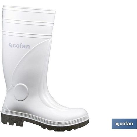 Botte d'Eau Haute Sécurité S-4 Blanc T-45
