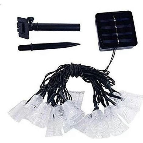 Solar-Lichterketten, Weihnachtslichter für Garten, Terrasse, Rasen (1/5)