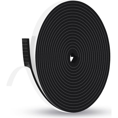 1 Rouleau Joint Adhésif Mousse Caoutchouc 9mm x 3mm Isolation Froid Porte Fenêtre Meuble (1/5)