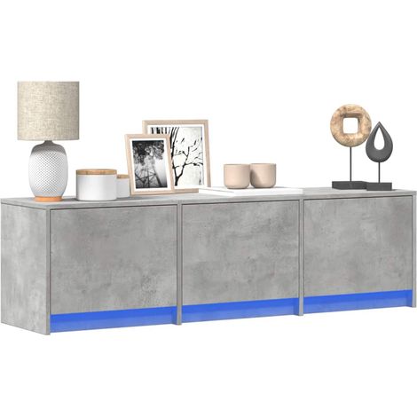 Maison Exclusive - Mobile TV Calcestruzzo 140 x 34 x 40 cm Legno multistrato