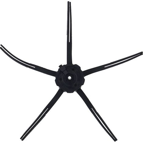 Anwendbar auf Zubehör,Silikon Seitenbürsten für Staubsauger S4, S5,S5 Max,S6,S6 Pure,S6 MaxV,S7,Q7 Max,S7 Maxv Ultra,S7 Pro Ultra und E, 2er Pack(Schwarz) (1/5)
