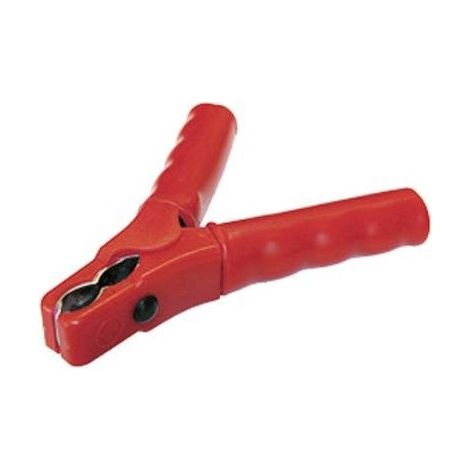 Pinza per caricabatterie 80 A Collegamento a vite per capicorda mediante occhiello M4 Rosso SET® LZ80 Contenuto: 1 pz.