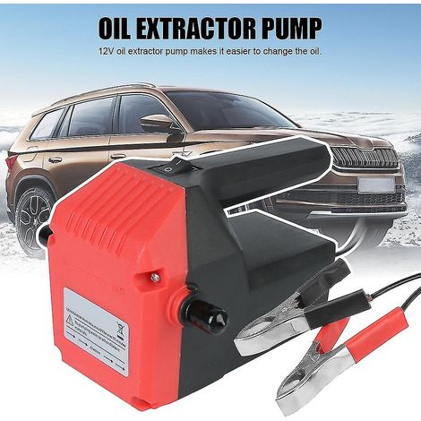 Pompe à huile moteur pour voiture, pompe d'aspiration de carburant + tuyau tubulaire pour voiture, pompe électrique pour huile et liquide diesel, réservoir supplémentaire