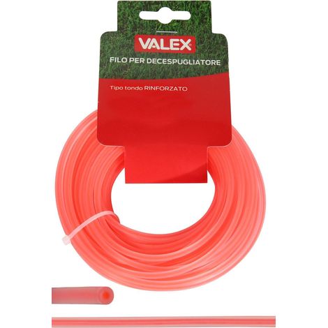 Filo decespugliatore tondo rinforzato 3 mm x 10 m valex 1484067 (1/2)