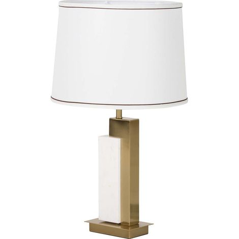 Lampara Sobremesa Metal Marmol 36X36X62 Cm (1/2)