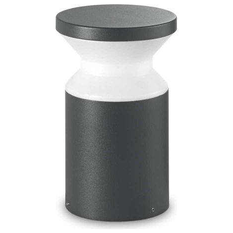 Piantana Moderna Torre Alluminio Antracite 1 Luce E27 H22Cm (1/2)