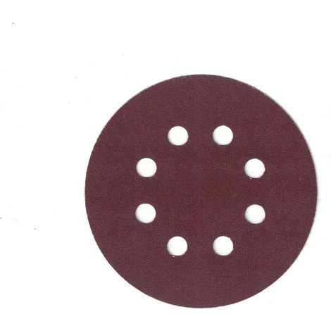Irovami Disques ponçage 125mm grain 80 – Lot 50, auto-agrippant – Idéal pour bois, métal, dérouillage (1/5)