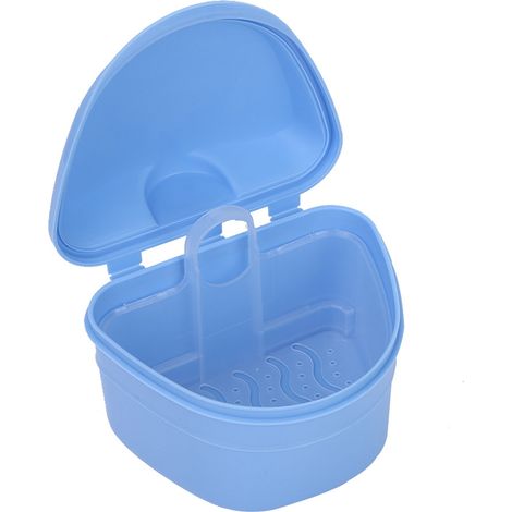 Brosse A Prothese + Boite De Rangement - Nettoyage Dentaire Quotidien - Pour Protheses Et Gouttieres - Lot De 1 Ensemble (1/5)