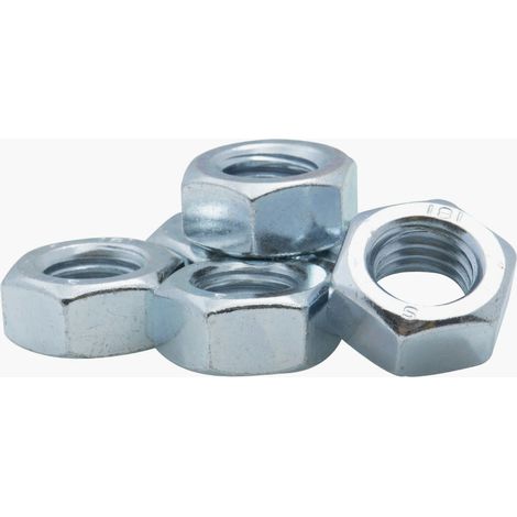 Écrou hexagonal zingué 6 pans Viswood Classe 8 Ø 14mm (lot de 6 écrous)