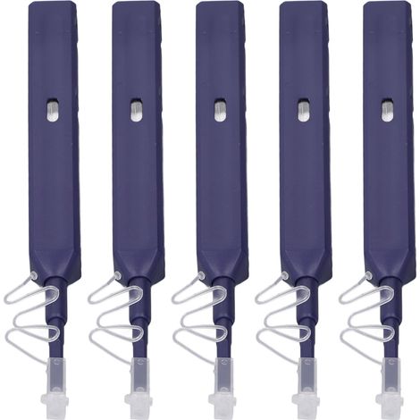 Stylo nettoyant pour Fiber optique, 5 pièces, connecteur LC MU, nettoyage d'extrémité pour embouts Dia 1.25mm SC FC ST 800 + temps de nettoyage