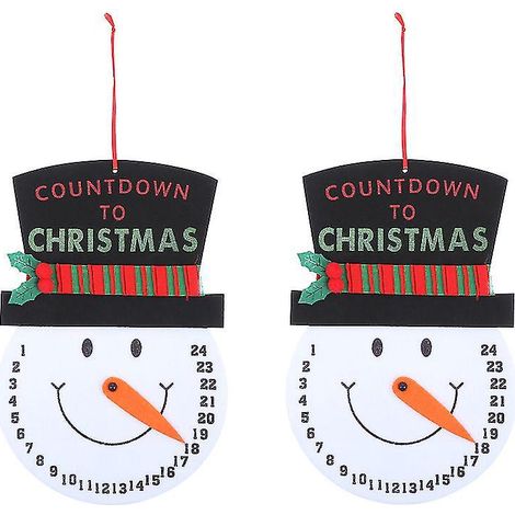 Calendrier de l'Avent festif (2 pièces)