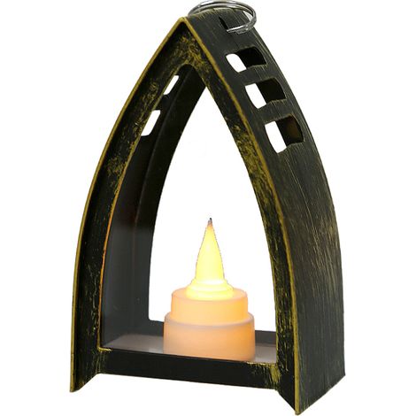 Lanterna Navideña - Lámpara Colgante Decorativa para Interior y Exterior - Ideal para Mesa, Chimenea, Terraza y Jardín - 1 Unidad (1/5)
