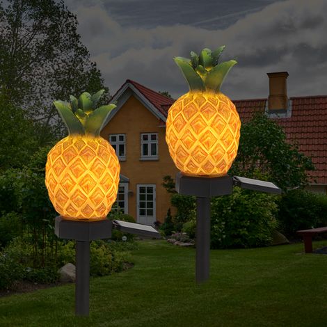 Lampe solaire LED étanche d'extérieur pour jardin, pelouse, cour, parc, villa - Ananas (1/5)